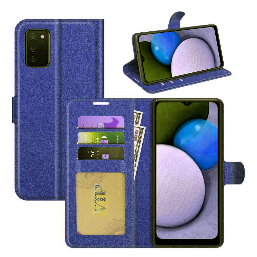 Leather Folio Wallet Case for Samsung Galaxy A03 / A03s Leather Folio Wallet Case for Samsung Galaxy A03 / A03s